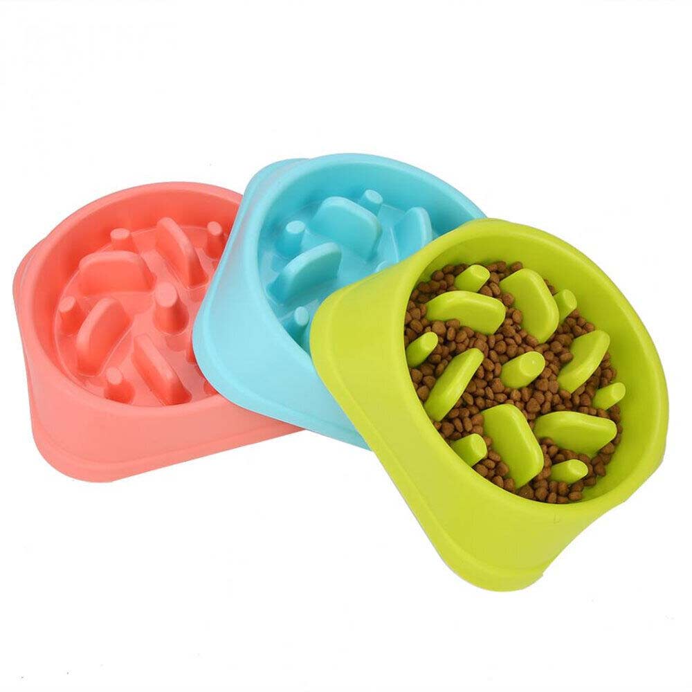 Healthy Dog Slow Eating Bowl Food Feeder Feed Large Bloat Stop Pet Cat Large - image 1