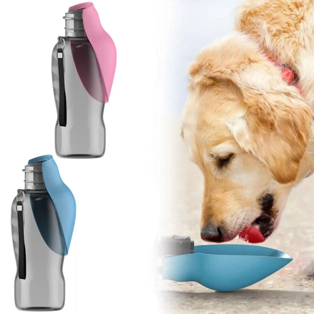 Portable Dog Water Bottle – Pet Outdoor Travel Hiking Walking Drinking Cup, 800ml - image 5