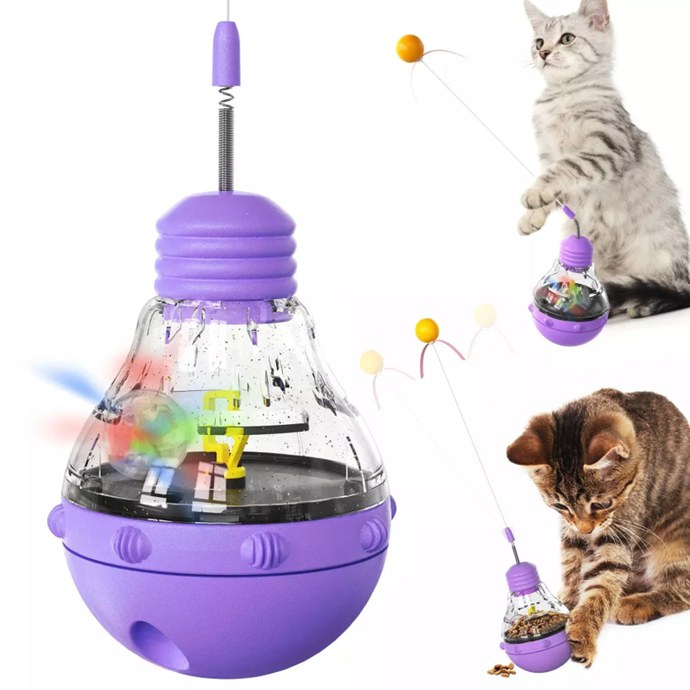 Interactive Cat Toys For Indoor Cats With Ball and Feather Pets Toy - image 1