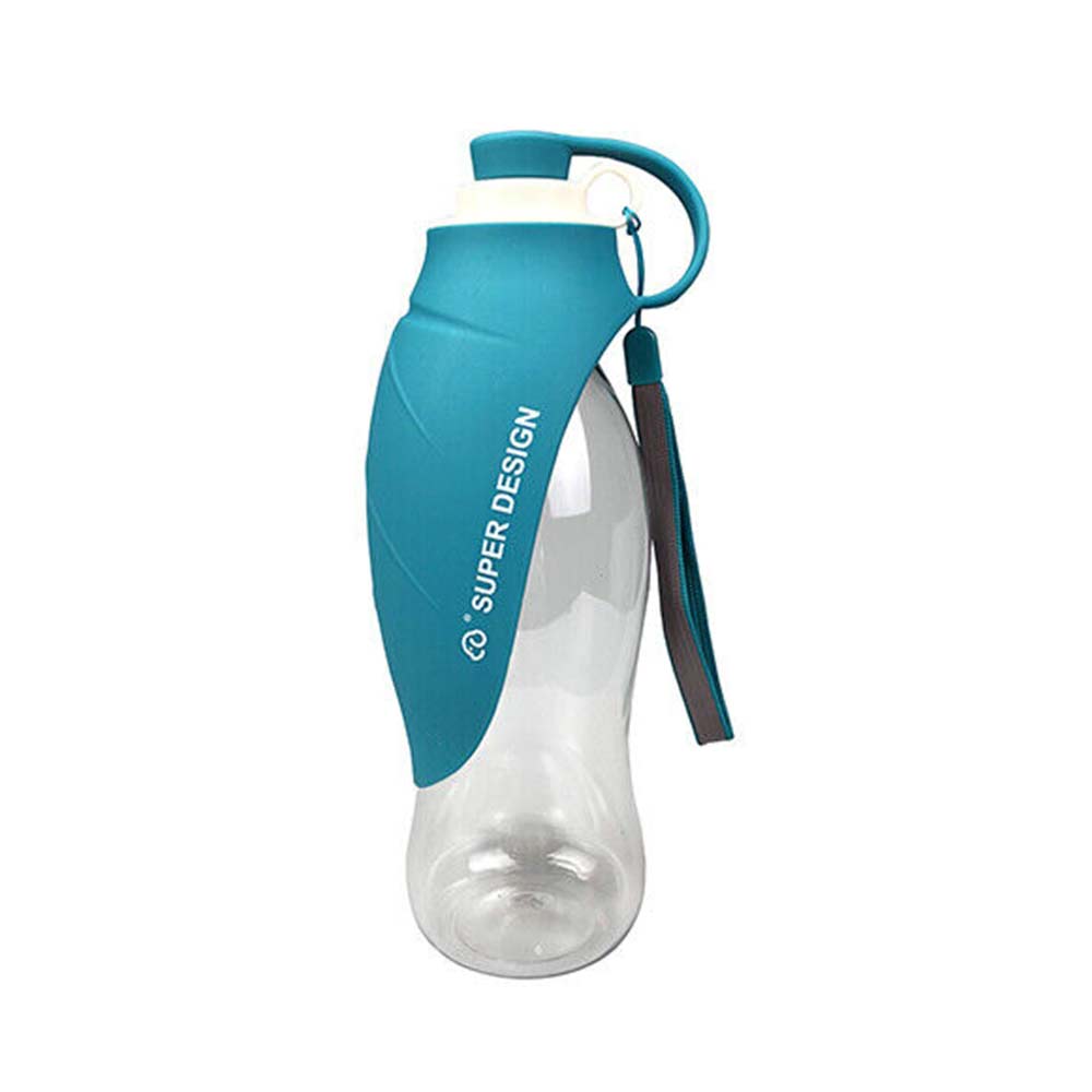 580mL Puppy Dog Cat Pet Water Bottle Cup Drinking Outdoor Travel Portable Feeder - image 1