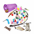28X Bulk Buy Cat Kitten Toys Rod Fur Mice Bells Balls Catnip Lovely Pet Toy - image 1