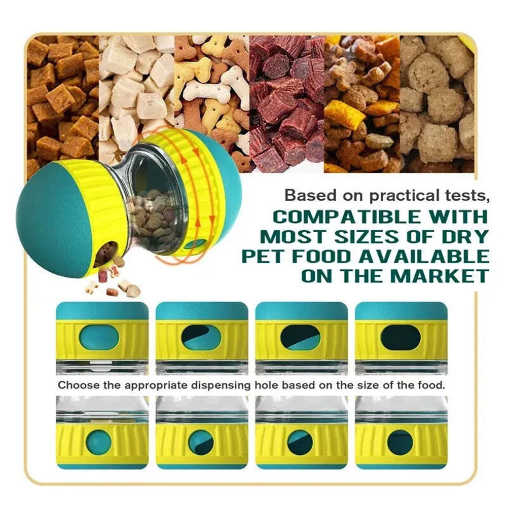 Pet Dog Puzzle Toy Food Dispenser Puppy Tough-Treat Ball Interactive Play Toys - image 4