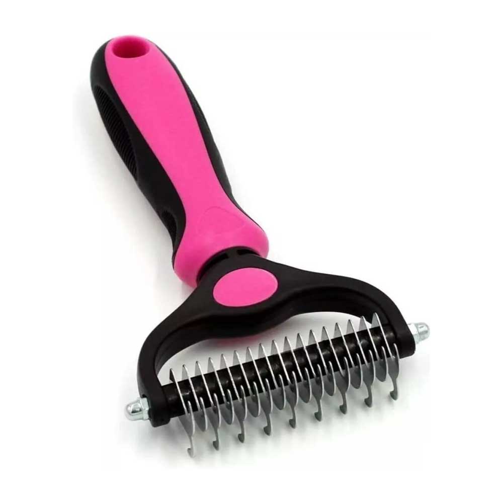 Professional Pet Dog Cat Comb Brush Dematting Undercoat Grooming Comb Rake Tool - image 5