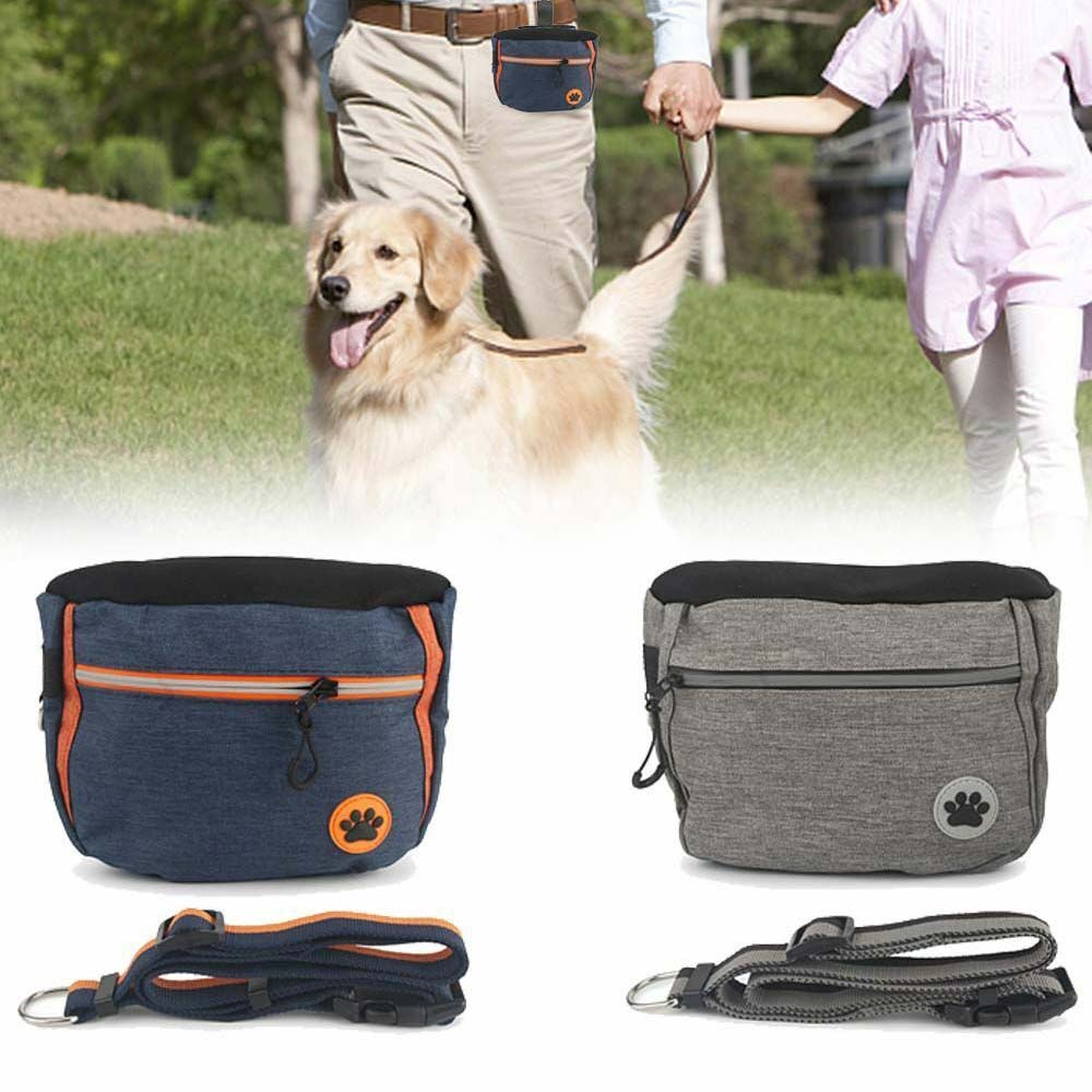 Dog Treat Training Pouch Pet Training Bag Large Capacity Puppy Snacks Waist Bag - image 6