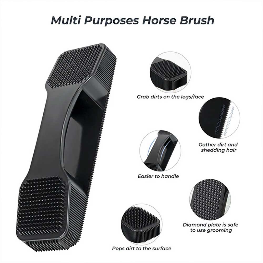 Horses Grooming Brush Pet Dogs Cats Deshedding Tool for Removing Tangled Hair - image 4