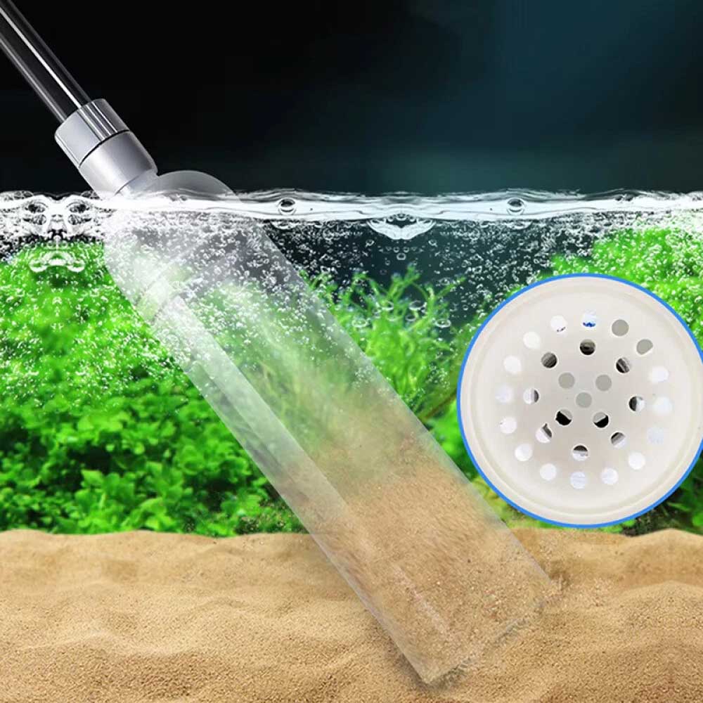 Aquarium Fish Tank Syphon Vacuum Cleaner Siphon Pump Water Changer Gravel Filter - image 6