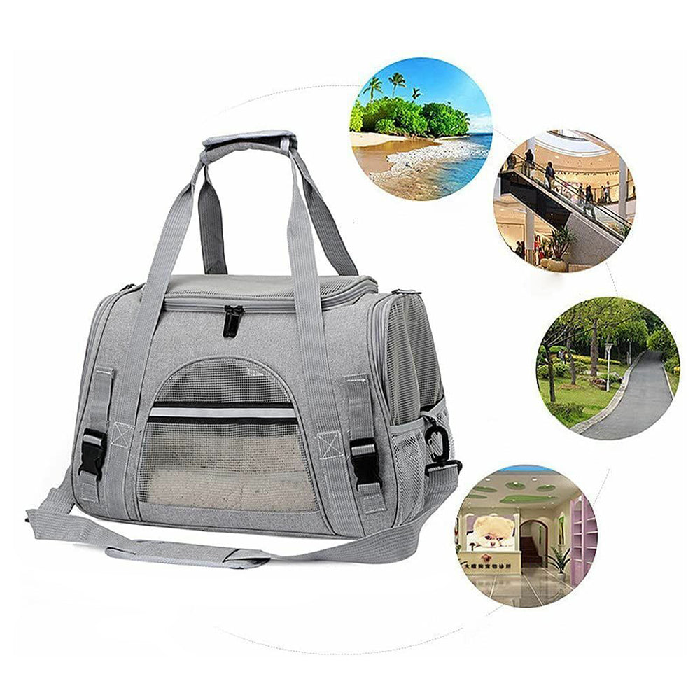 High Quality Pet Dog Cat Puppy Portable Foldable Carrier Shoulder Travel Bag - image 5