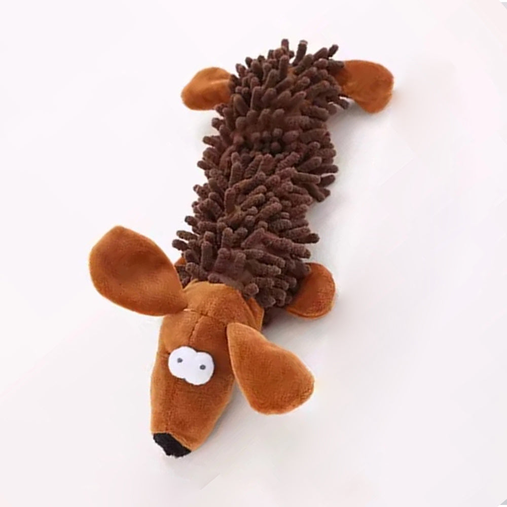 Squeaky Plush Dog Toy for Small Dogs & Puppies Cute Animal Shapes for Chewing & Interactive Play - image 3