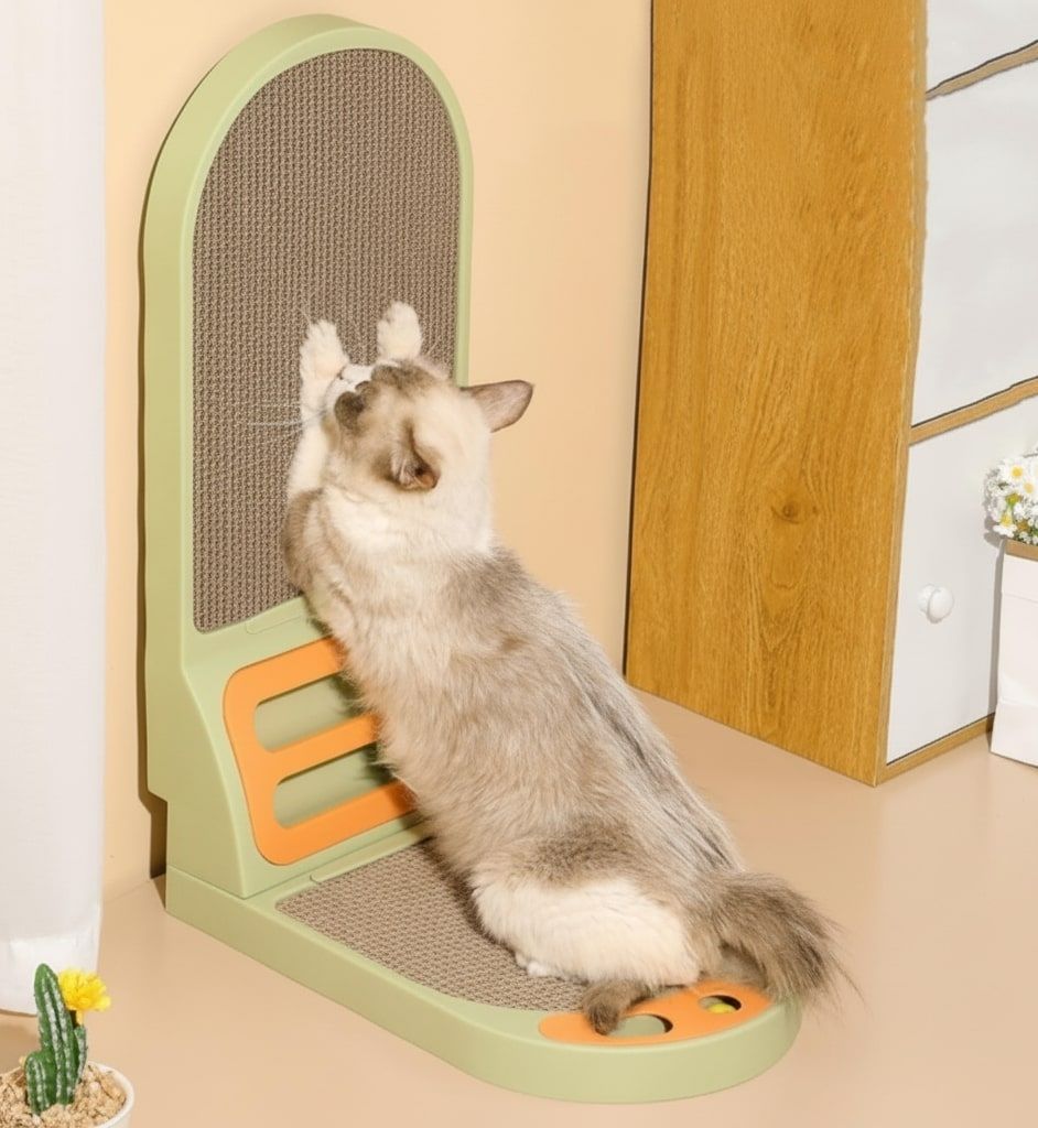 Vertical Cat Scratching Board with Durable Cardboard for Indoor Cats-2050057515714088960