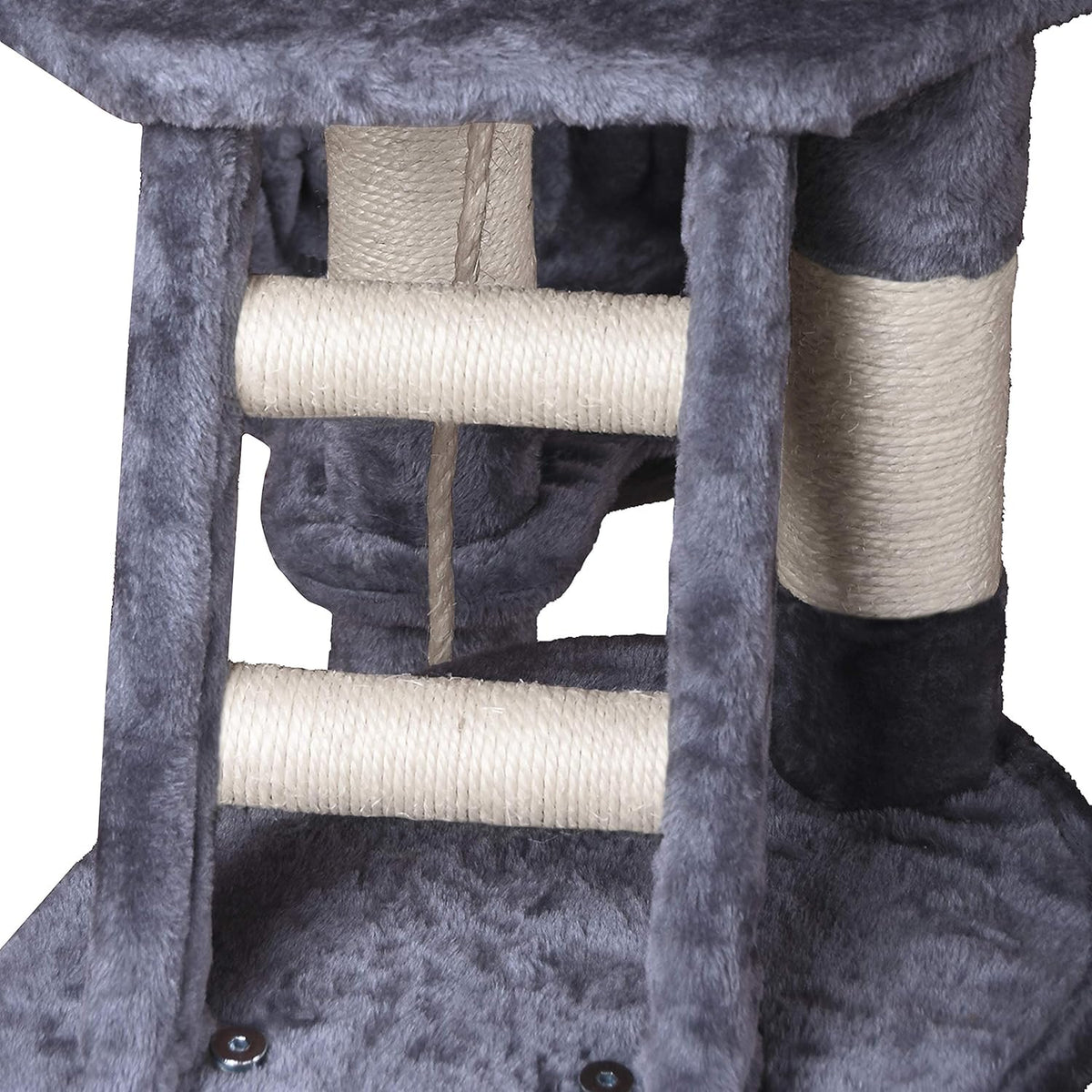 120cm Cat Tree for Indoor Cats with Condo, Hammock & Plush Perchfor for Kittens & Adult Cats-2050057516825579524