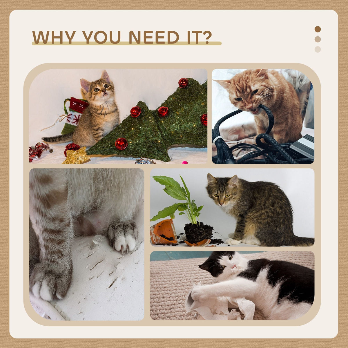 180cm Cat Tree Tower for Indoor Cats with Dual Condos, Plush Perches, Sisal Scratching Posts & Ramps for Kittens & Adult Cats (Black)-2050057518109036551