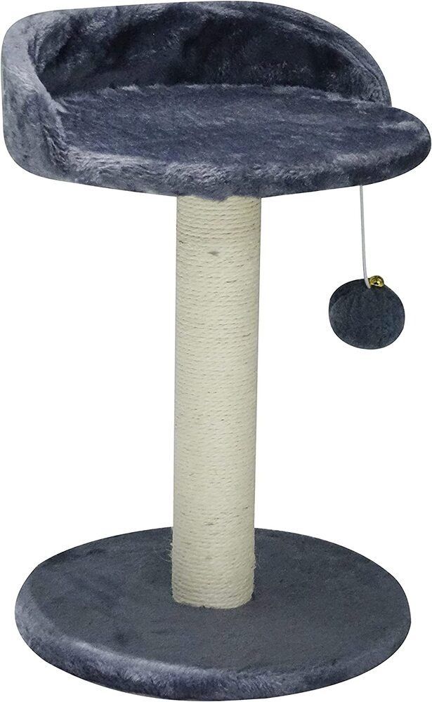 Cat Tree Tower for Indoor Cats with Plush Perch, Sisal Scratching Post & Hanging Ball Toy for Kittens or Small Breeds-2050057519807729670
