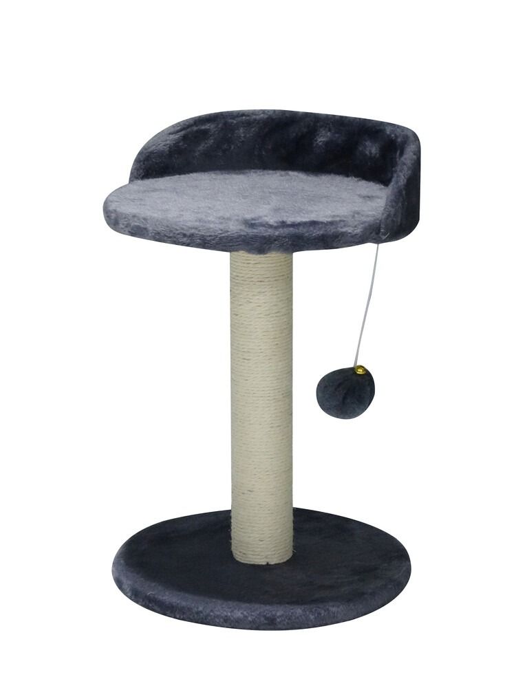 Cat Tree Tower for Indoor Cats with Plush Perch, Sisal Scratching Post & Hanging Ball Toy for Kittens or Small Breeds-2050057519807729671