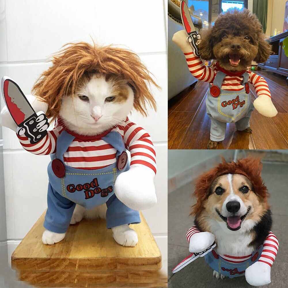 3-Piece Halloween Pets Costume Movie Pet Creative Funny Dog Pet Clothes for Dogs - image 7