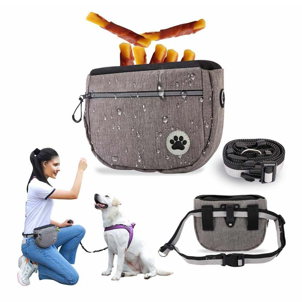 Dog Treat Training Pouch Pet Training Bag Large Capacity Puppy Snacks Waist Bag - image 3