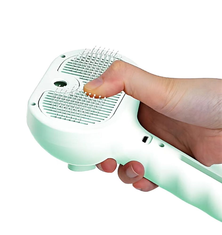 Pet Grooming Spray Brush – Anti-Shedding Pin Comb for Dogs & Cats - image 8