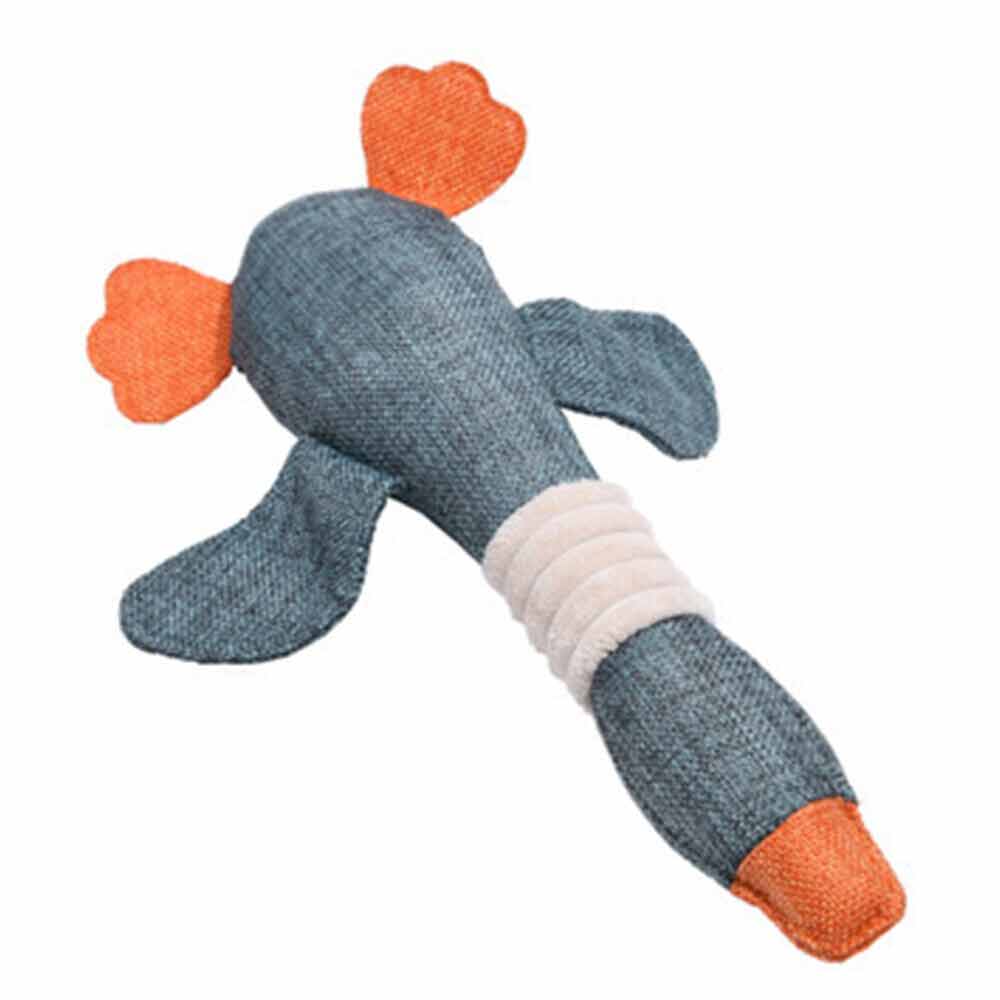 Crinkle Rope Plush Puppy Pet Chew Toy Rope Squeaker Squeaky Teething Dog Toys - image 4