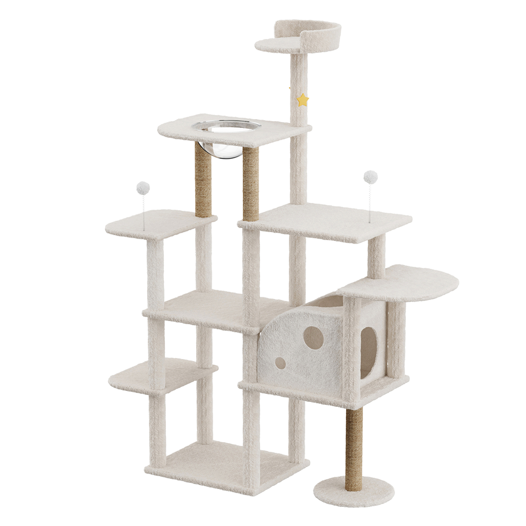 Cat Tree Tower Large Scratcher Condo House 172cm-2102558283024961544
