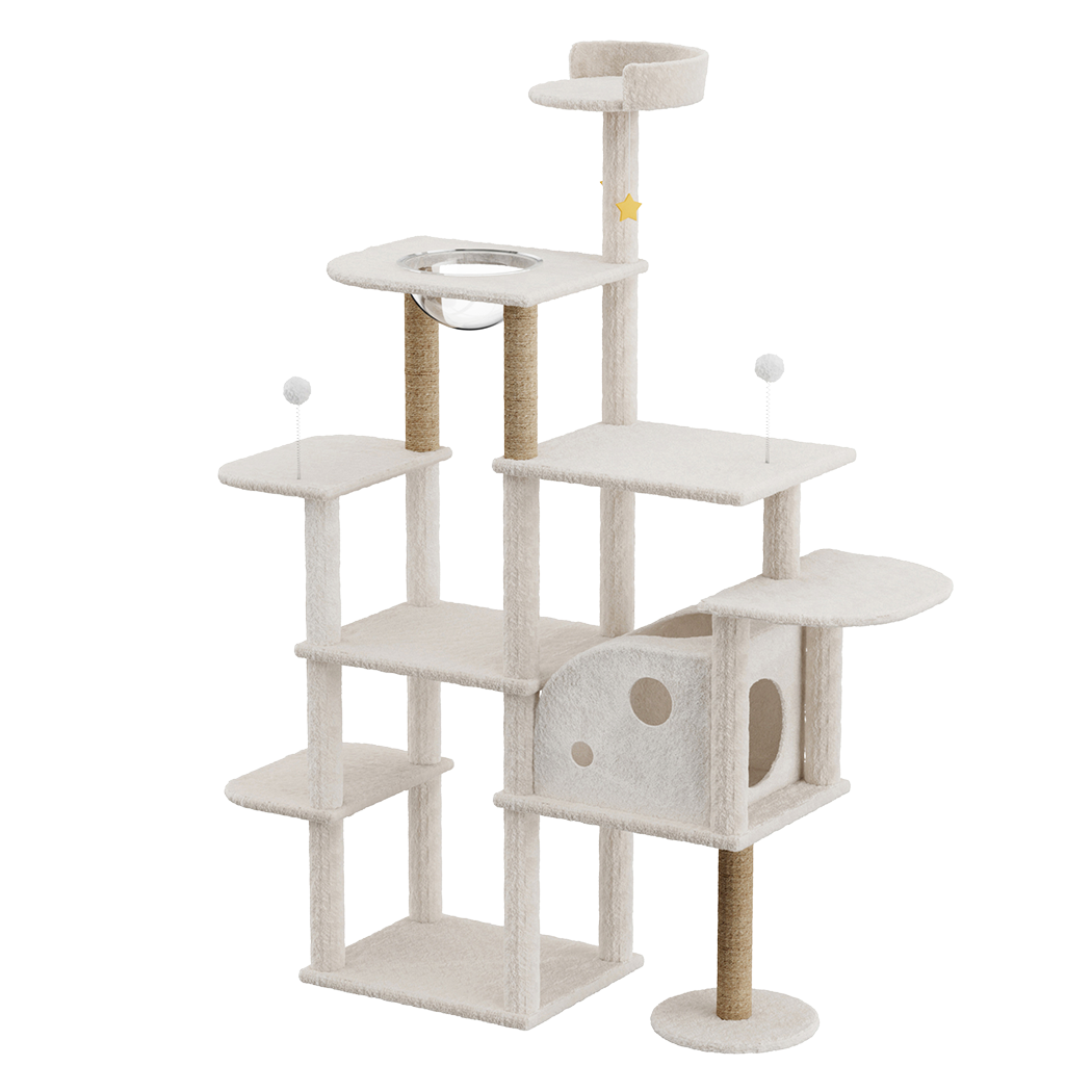 Cat Tree Tower Large Scratcher Condo House 172cm-2102558283024961544