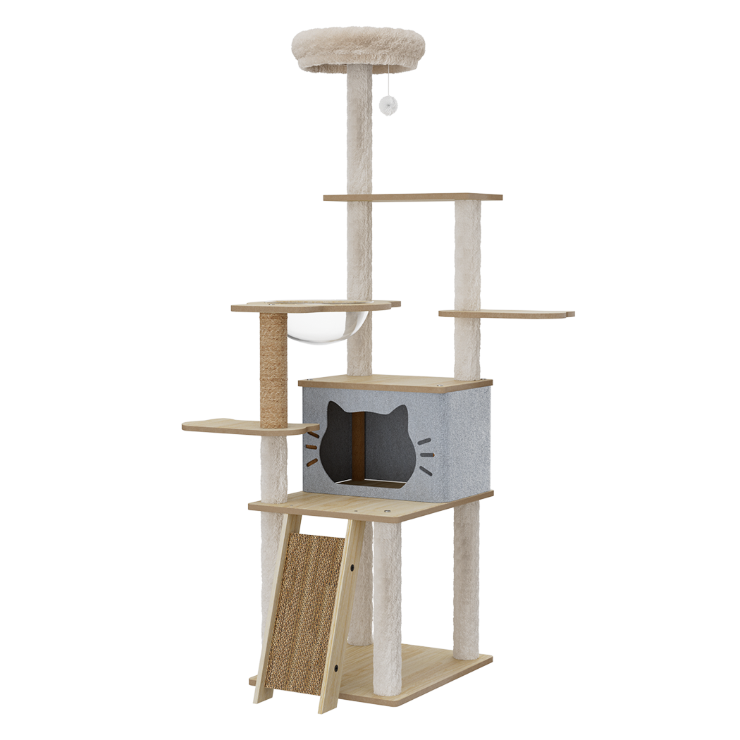 Cat Tree Tower Large Scratcher Condo House 160cm-2006732708063088648