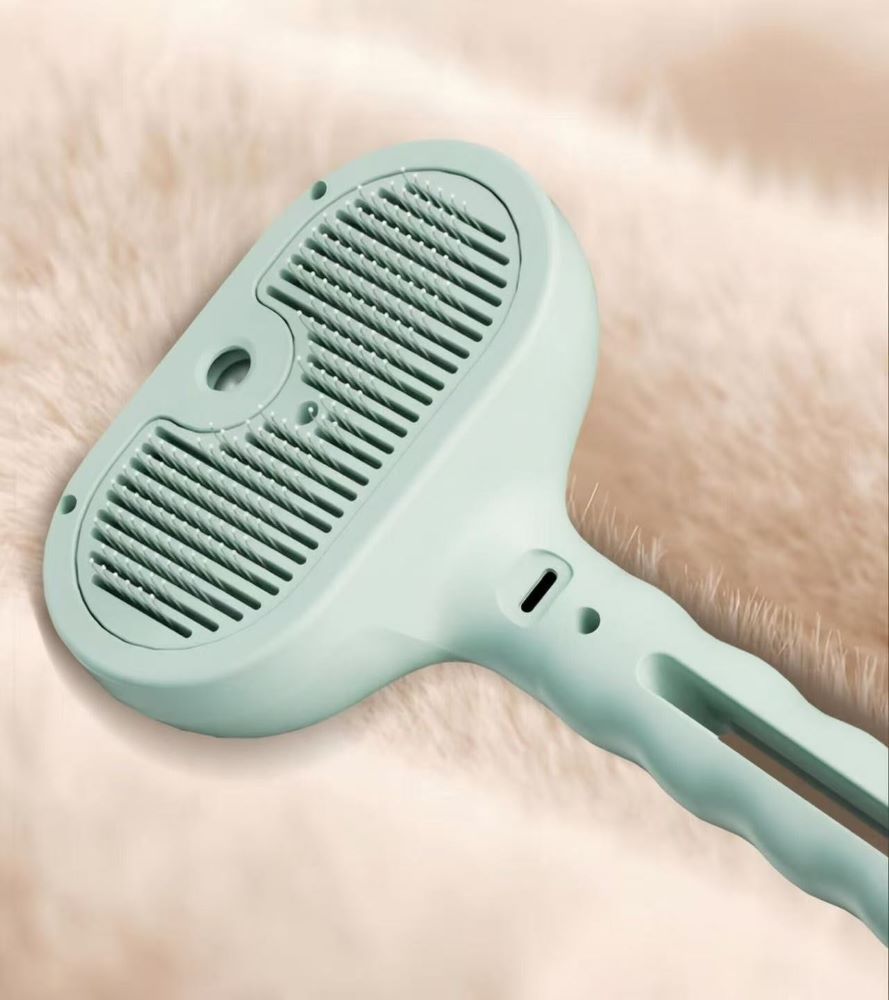 Pet Grooming Spray Brush – Anti-Shedding Pin Comb for Dogs & Cats - image 6