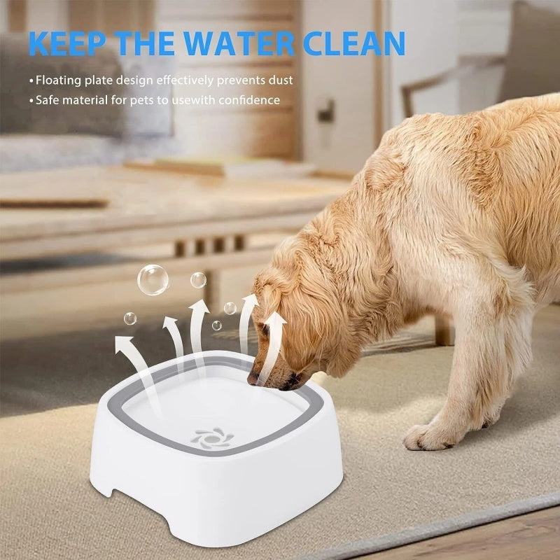 Non Spill Dog Water Bowl,1.5L Splash Proof Pet Water Bowl,Anti Slip Car Dog Bowl - image 7