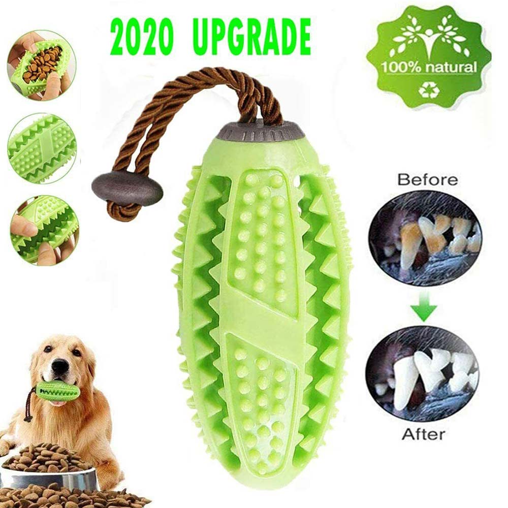 Dog Treat Balls Interactive Toothbrush Chew Toys Cleaning Food Dispenser Feeder - image 6