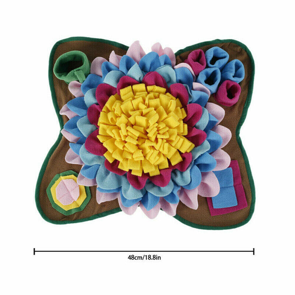 50x50cm Pet Dog Snuffle Mat Sniffing Treat Foraging Toy Nose Training Pad - image 4