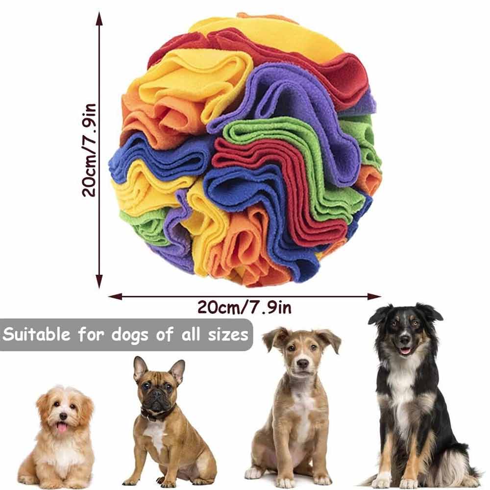 Pet Snuffle Ball Dog Toy Home Foraging Skill IQ Training Enrichment Multicolor - image 6