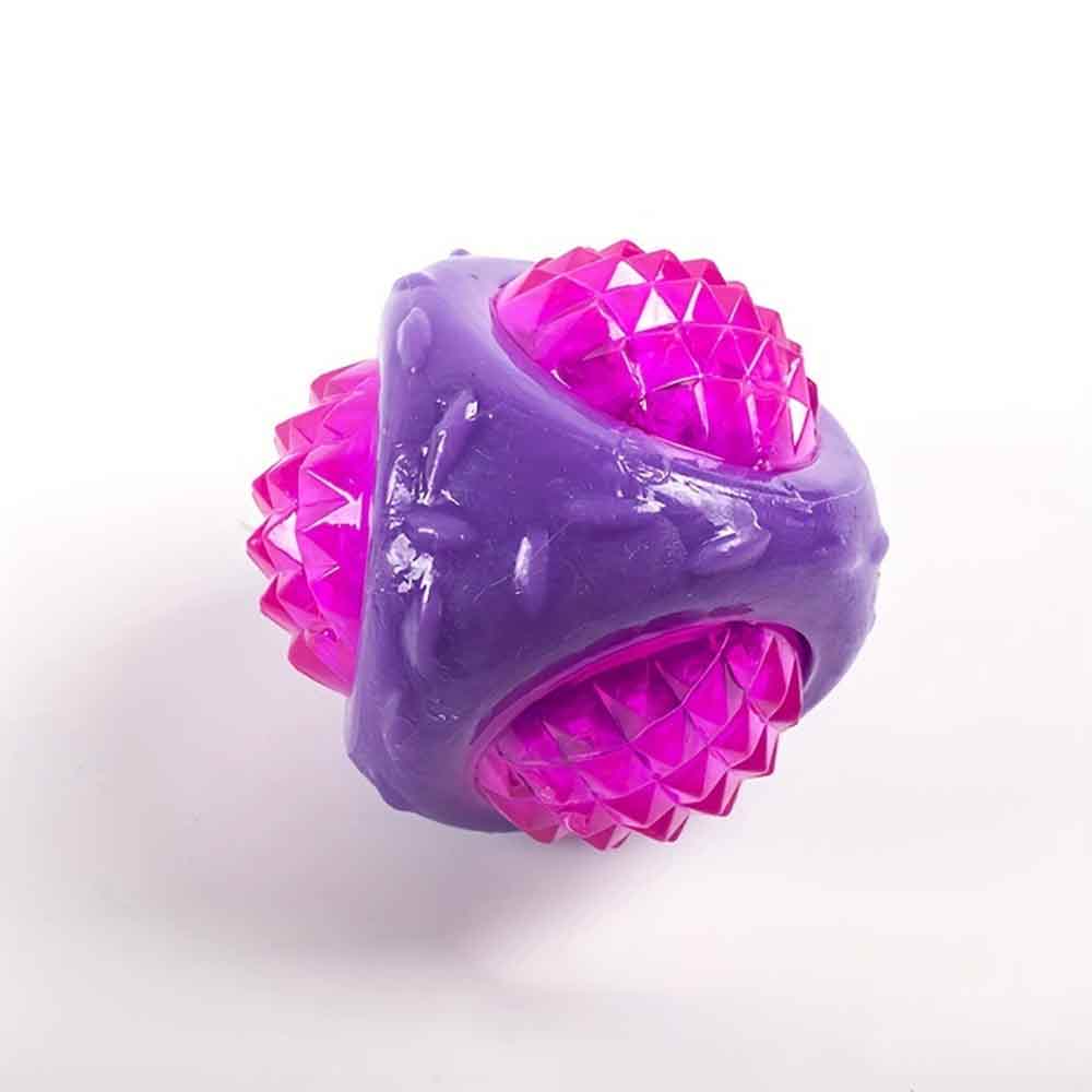 3-Piece Catch & Flash Squeaky Dog Ball – Flashing Toy Lights Up in Dark, Tough Balls - image 4
