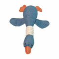 Crinkle Rope Plush Puppy Pet Chew Toy Rope Squeaker Squeaky Teething Dog Toys - image 1