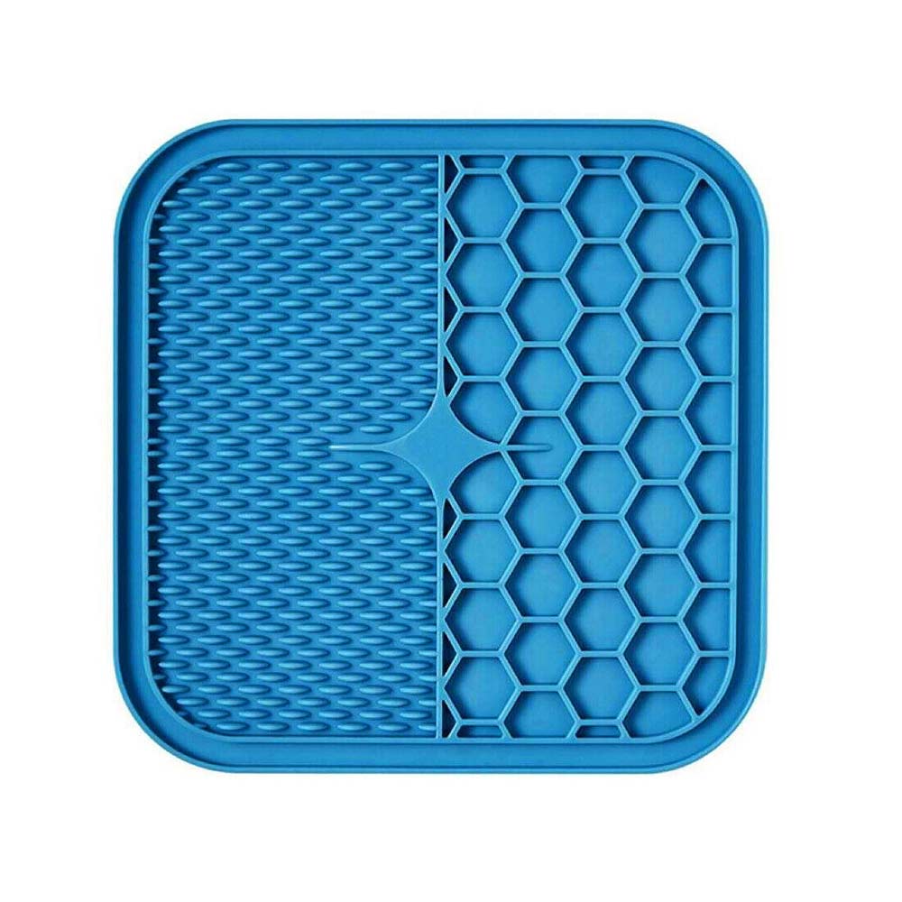 Silicone Silicone Pet Lick Mat Cat Puppy Dog Slow Feeder Lick Pad Bath Grooming Help - image 1