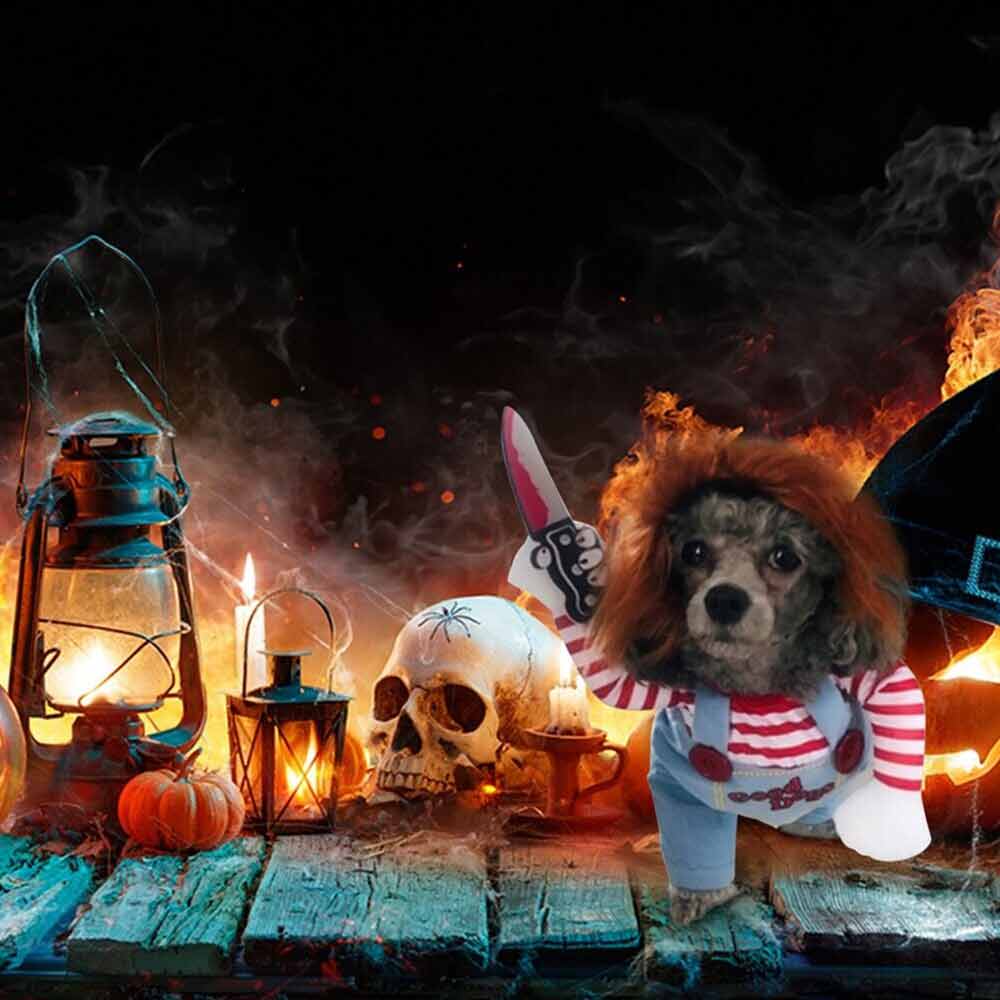 3-Piece Halloween Pets Costume Movie Pet Creative Funny Dog Pet Clothes for Dogs - image 8