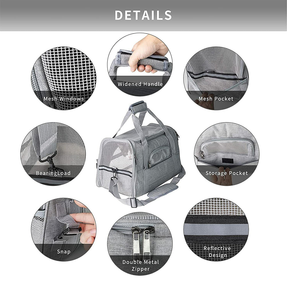 High Quality Pet Dog Cat Puppy Portable Foldable Carrier Shoulder Travel Bag - image 4