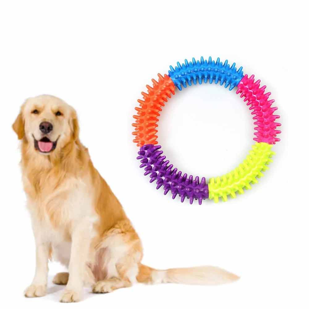 Puppy Dog Play and Training Chew Toy Dog Biting and Chew Ring Dog Dental Toy - image 1