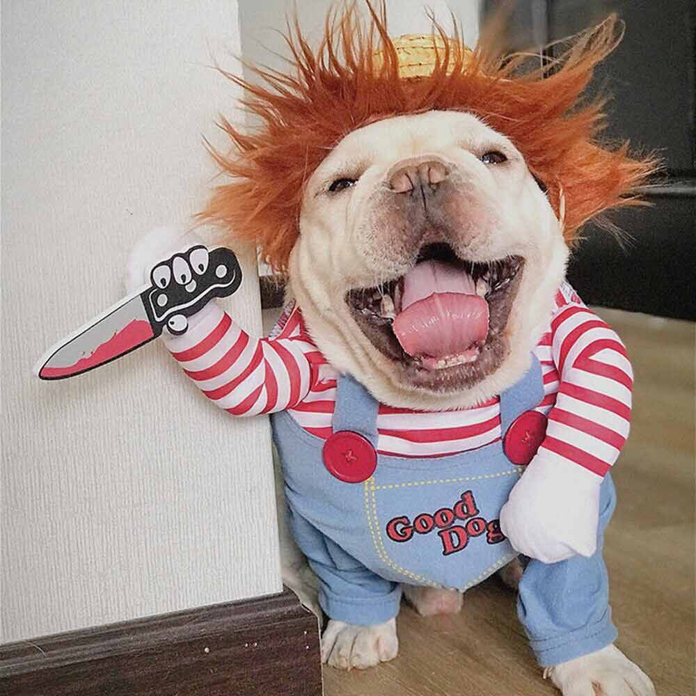 3-Piece Halloween Pets Costume Movie Pet Creative Funny Dog Pet Clothes for Dogs - image 3