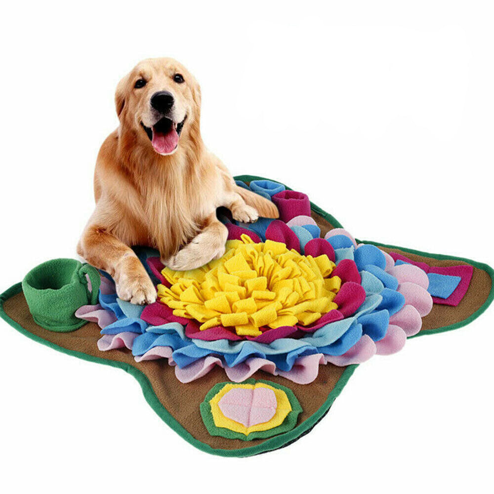 50x50cm Pet Dog Snuffle Mat Sniffing Treat Foraging Toy Nose Training Pad - image 1