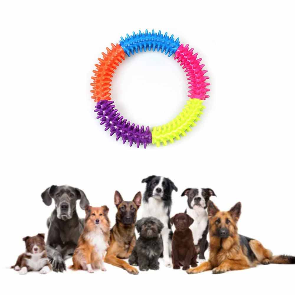 Puppy Dog Play and Training Chew Toy Dog Biting and Chew Ring Dog Dental Toy - image 4