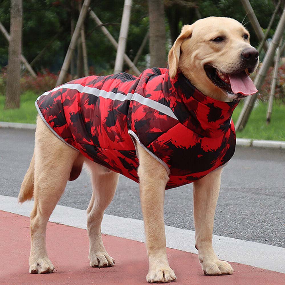 Fleece Coat Vest Jacket Pet Warm Padded Dog Puppy Clothes Reflective Waterproof - image 5