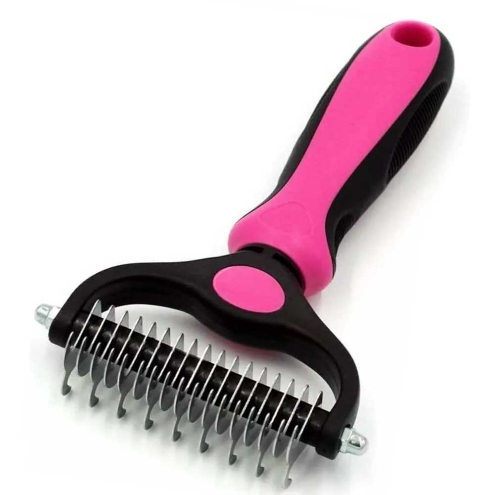 Professional Pet Dog Cat Comb Brush Dematting Undercoat Grooming Comb Rake Tool - image 1