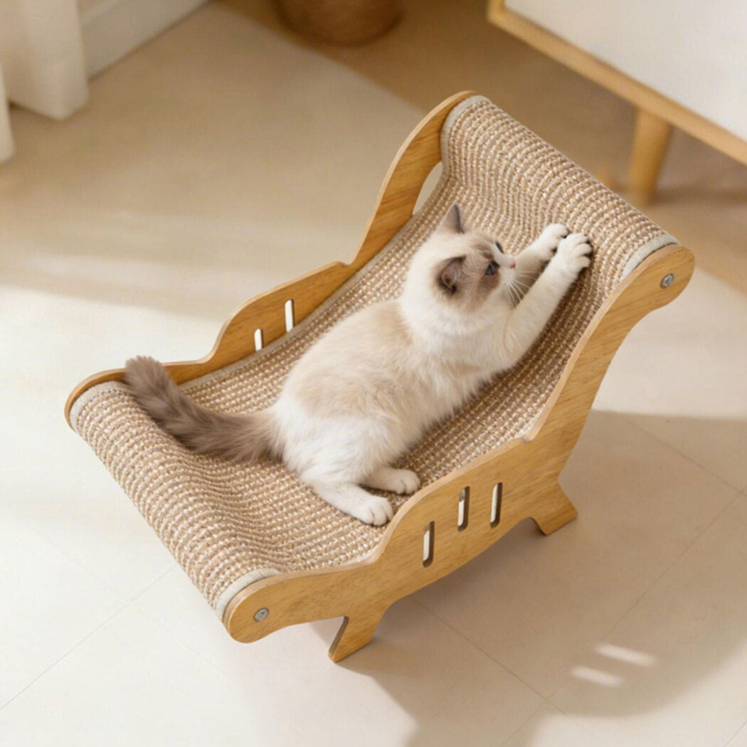 Cat Scratcher Bed Lounge Chair Scratching Pad-2102558639159119878