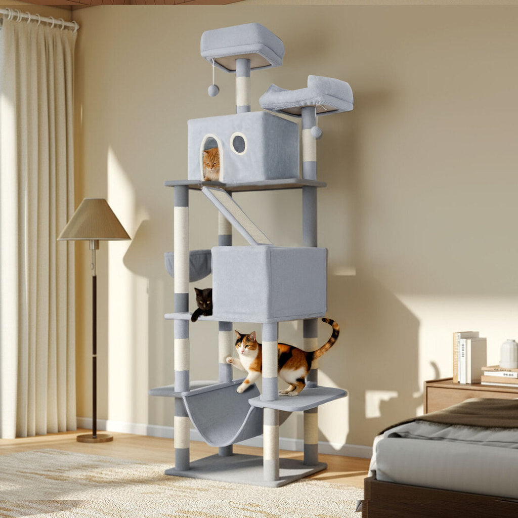 Cat Tree Scratching Post Scratcher 206cm Climbing-2102558704284078086
