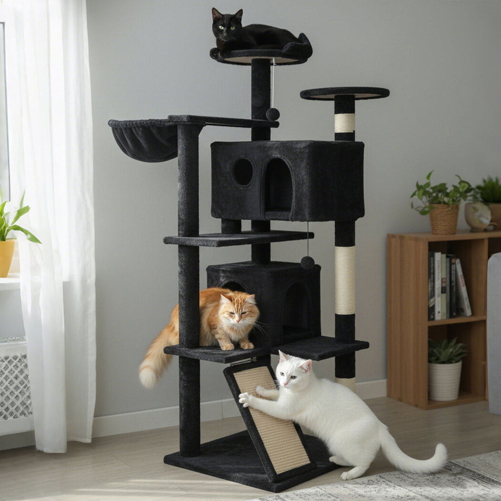 Cat Tree Scratching Post Scratcher 145cm Climbing-2102558704640593926