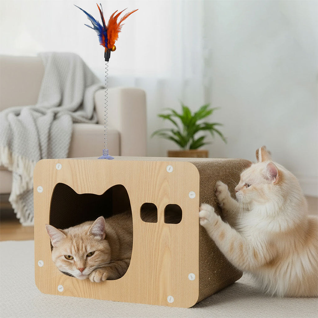 Cat Scratcher Board Scratching Cardboard-2102558103898820614