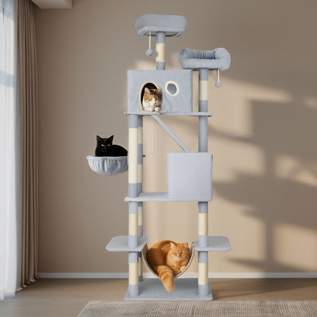 Cat Tree Scratching Post Scratcher 206cm Climbing-2102558704284078087