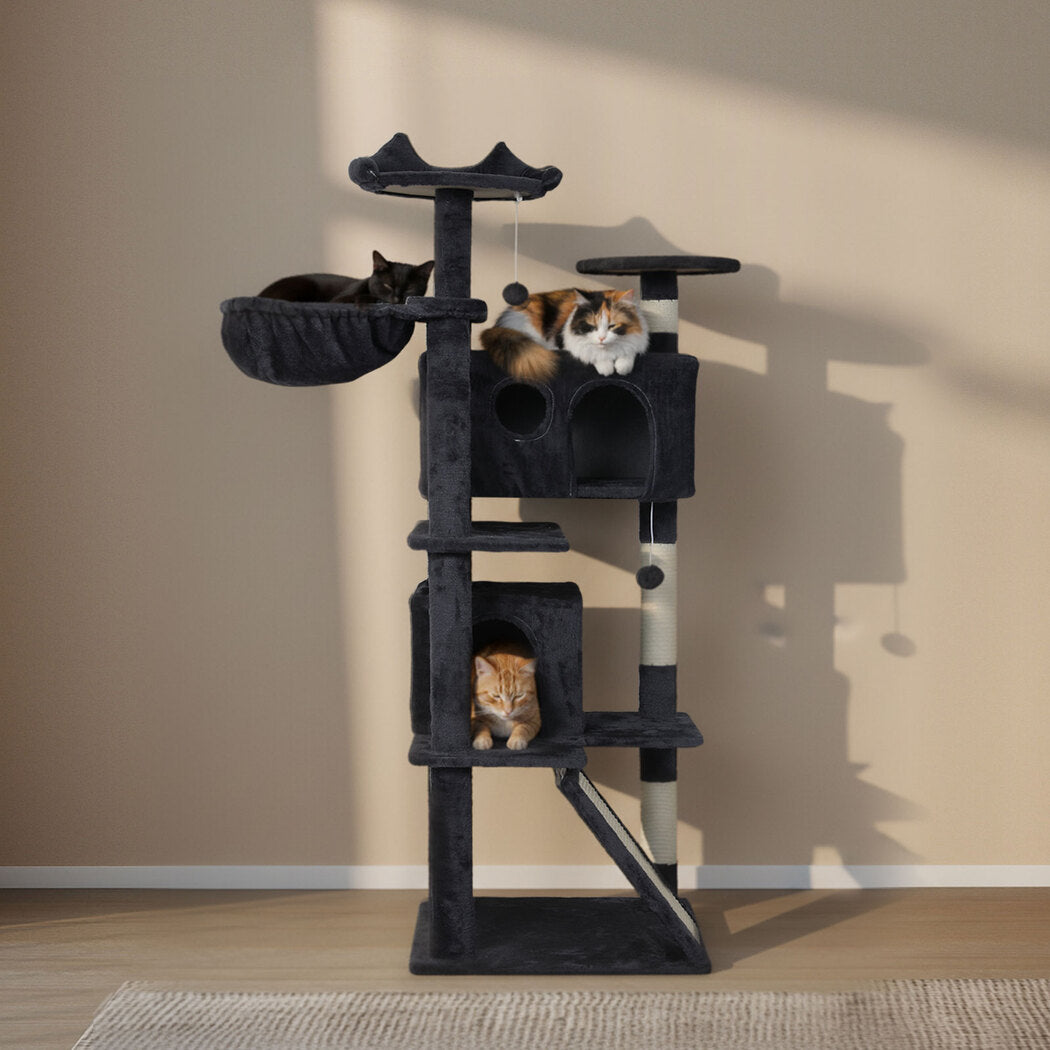 Cat Tree Scratching Post Scratcher 145cm Climbing-2102558704640593927