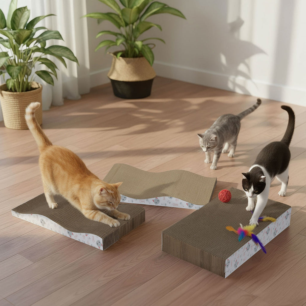 4X Cat Scratcher Board Bed-2102558104267919367
