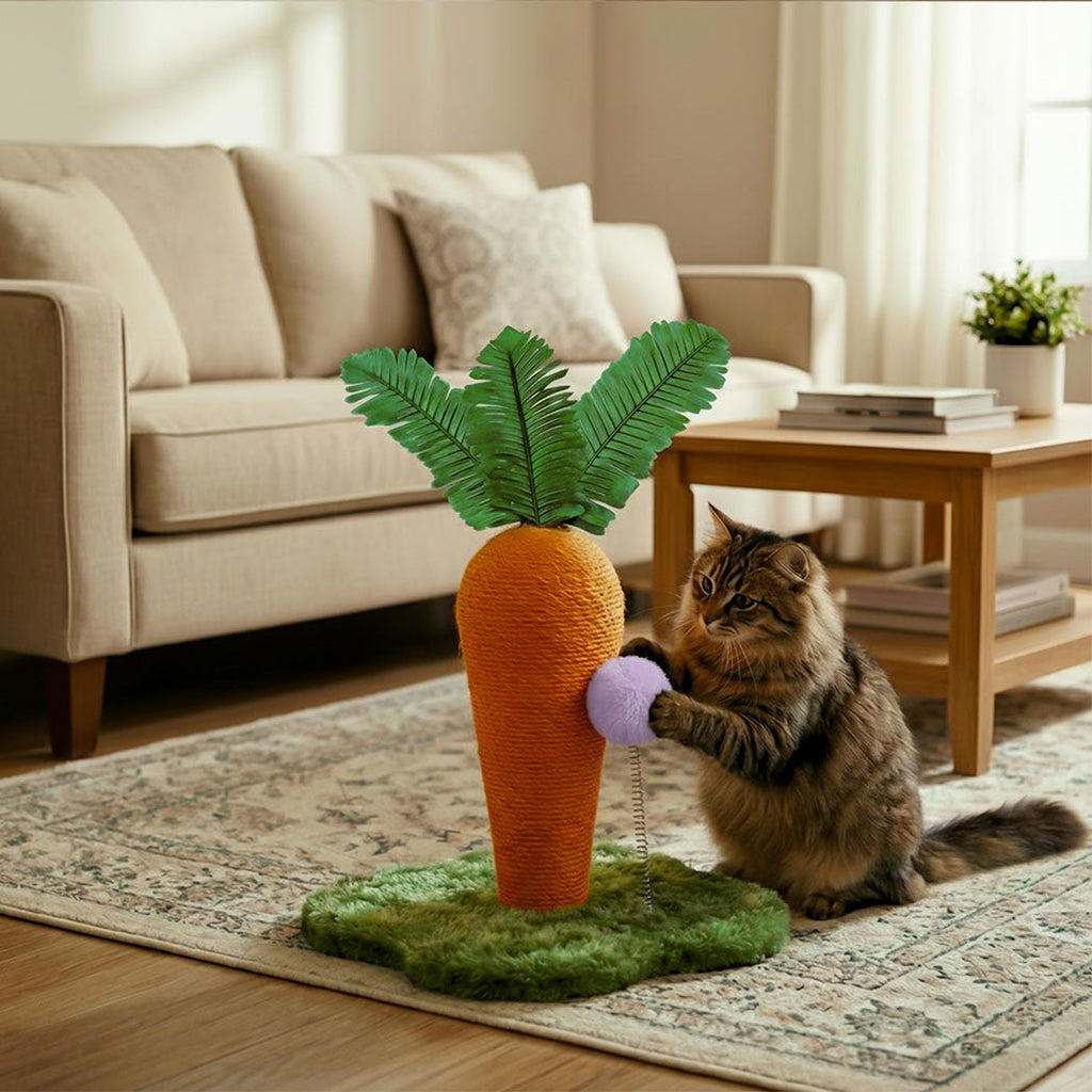 Cat Scratching Post Cute Carrot Scratching Post-2102558639528218631