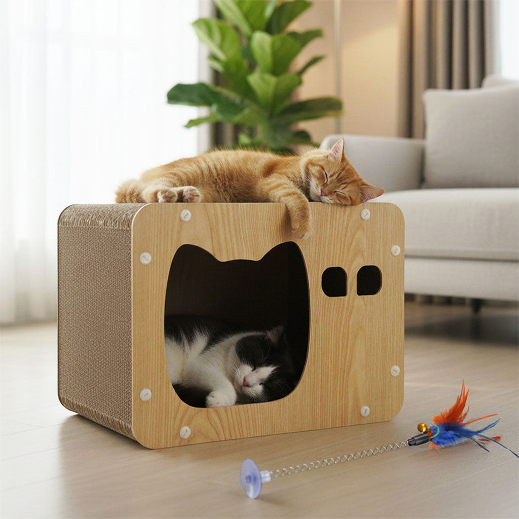 Cat Scratcher Board Scratching Cardboard-2102558103898820615