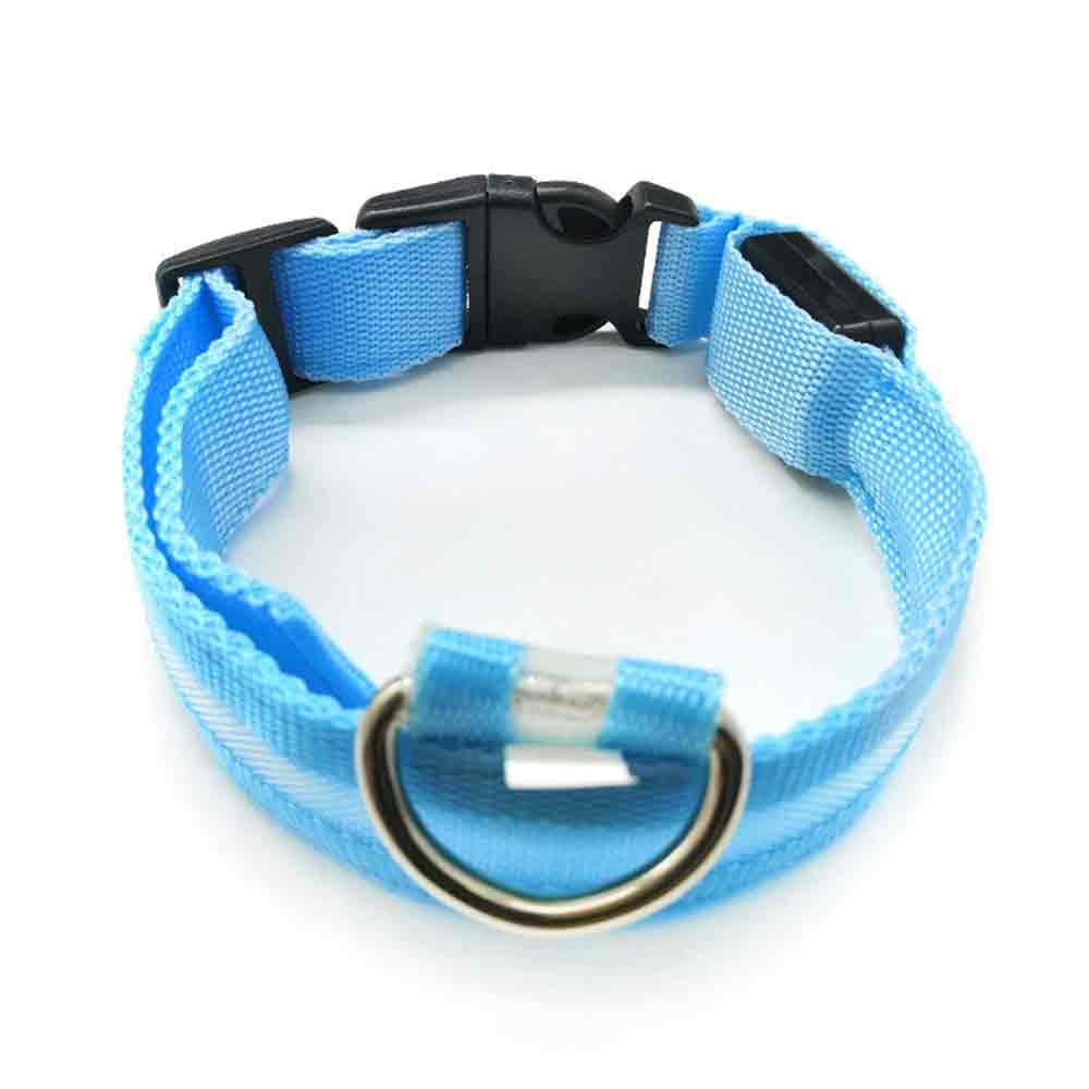 USB Rechargeable LED Safety Dog Collar – Medium
